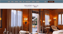 Desktop Screenshot of palladiohotelspa.com