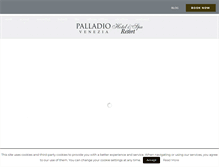 Tablet Screenshot of palladiohotelspa.com